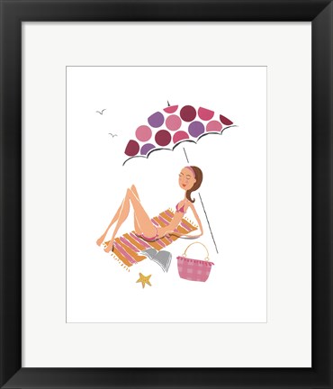 Framed Beach Escape Print