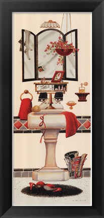 Framed Glamour Bath Print