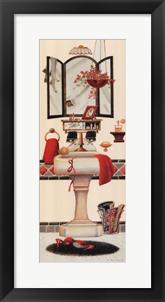 Framed Glamour Bath Print