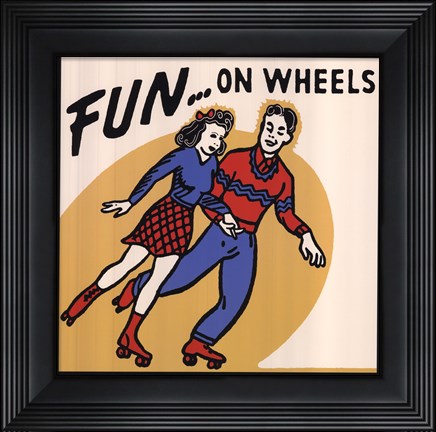 Framed Fun...On Wheels Print