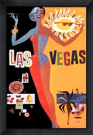 Framed Las Vegas Print