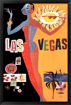 Framed Las Vegas Print