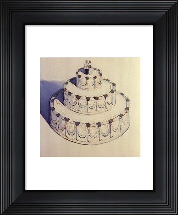 Framed Wedding Cake 1962 Print