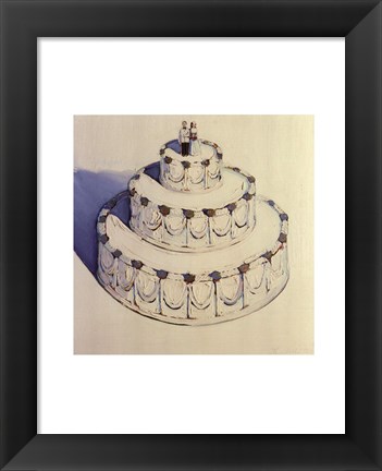 Framed Wedding Cake 1962 Print