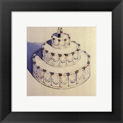 Framed Wedding Cake 1962 Print