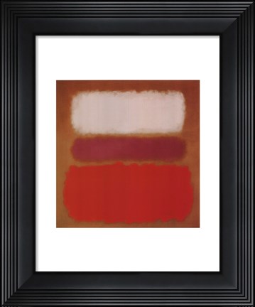 Framed White Cloud over Purple, 1957 Print