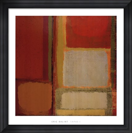 Framed Tapas I Print