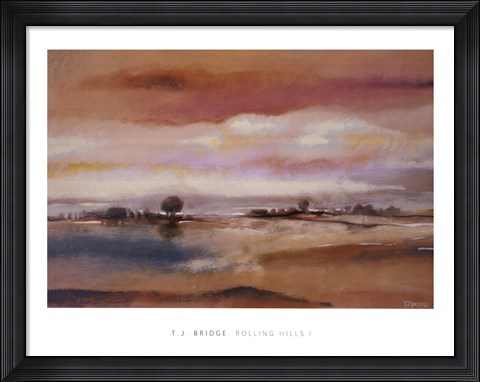 Framed Rolling Hills I Print