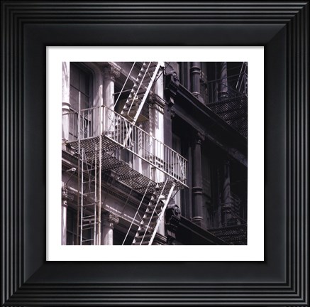 Framed Fire Escape Print