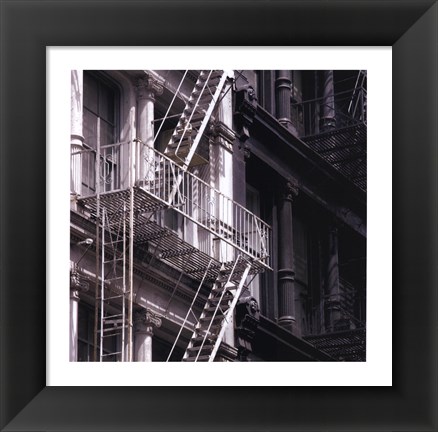 Framed Fire Escape Print