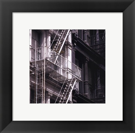 Framed Fire Escape Print