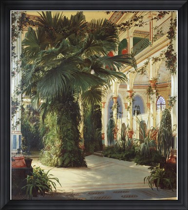 Framed Interior of a Palm House Print