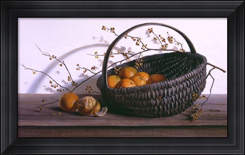 Framed Oranges Print