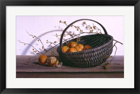 Framed Oranges Print