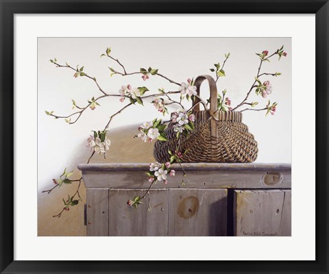 Framed Apple Blossoms Print