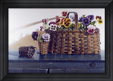 Framed May Baskets Print