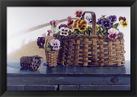 Framed May Baskets Print