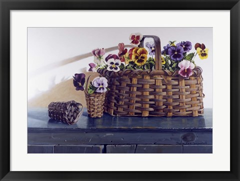 Framed May Baskets Print