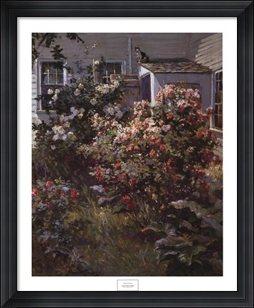 Framed Backyard Garden Print