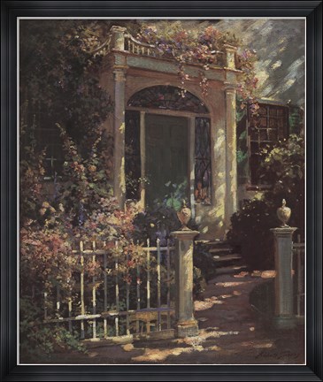 Framed Portsmouth Doorway Print