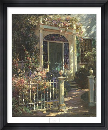 Framed Portsmouth Doorway Print
