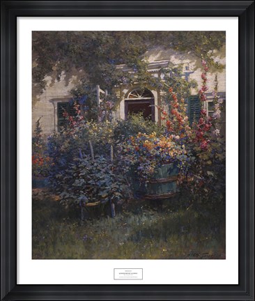 Framed Kennebunkport Doorway Print