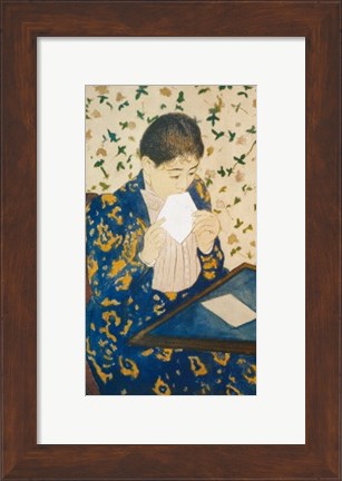 Framed Letter Print