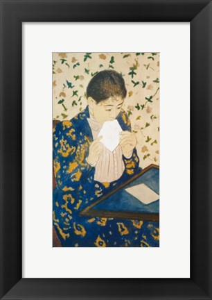Framed Letter Print