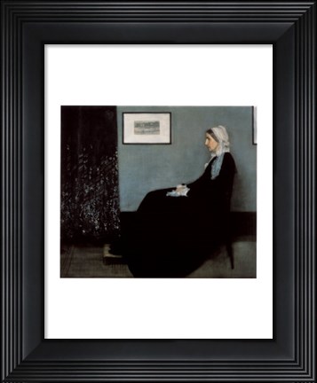 Framed Portrait of the Artist&#39;s Mother Print