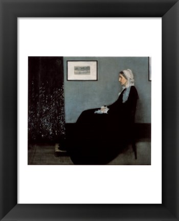 Framed Portrait of the Artist&#39;s Mother Print