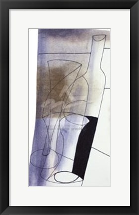 Framed Sloping Vertical, 1981 Print