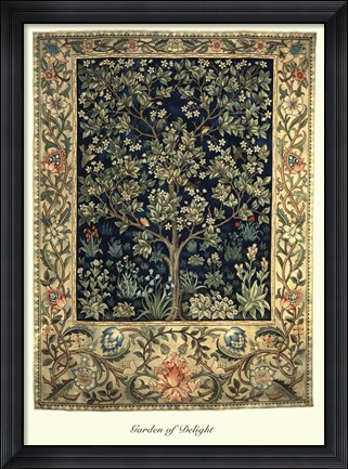 Framed Garden of Delight Print