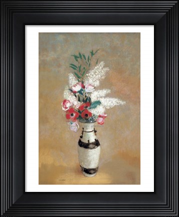 Framed Vase of Flowers, ca. 1912-14 Print