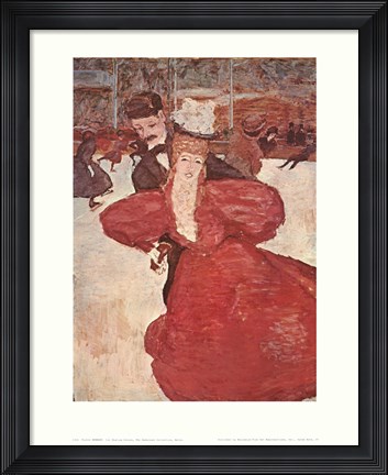 Framed Ice Skating Palace Print