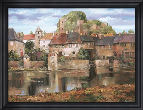 Framed Seyne-Sur-Mer Print