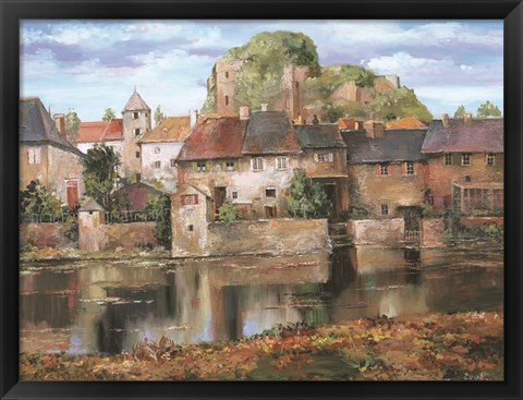 Framed Seyne-Sur-Mer Print