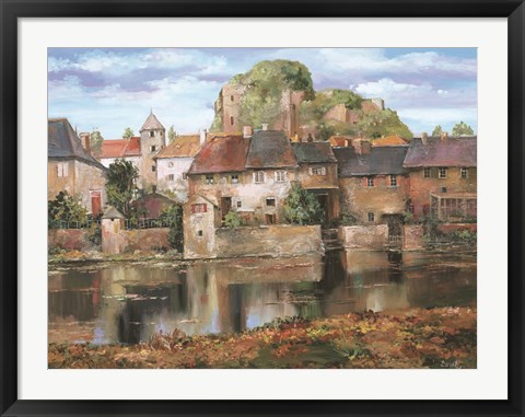 Framed Seyne-Sur-Mer Print