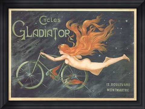 Framed Cycles Gladiator Print