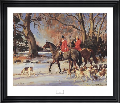 Framed Heading Home Print