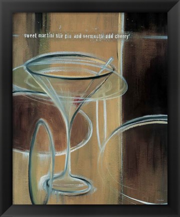 Framed Sweet Martini Print