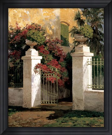 Framed Jardi Colonial Print