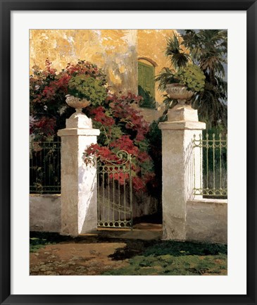 Framed Jardi Colonial Print