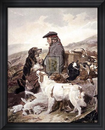 Framed Scotch Gamekeeper Pm Print