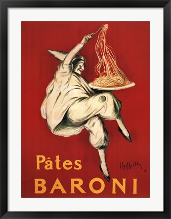 Framed Pates Baroni, 1921 Print