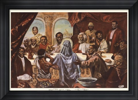 Framed Last Supper Print