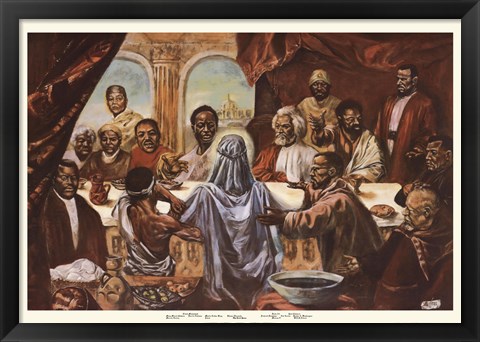 Framed Last Supper Print