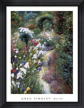 Framed Radiant Path Print