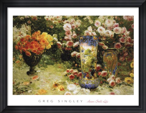 Framed Asian Still Life Print