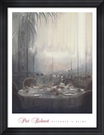 Framed Dejeuner a Reims Print