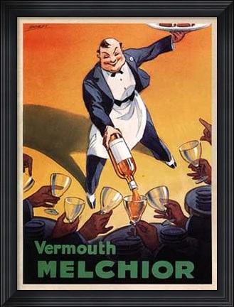 Framed Vermouth Melchior, 1930 Ca Print